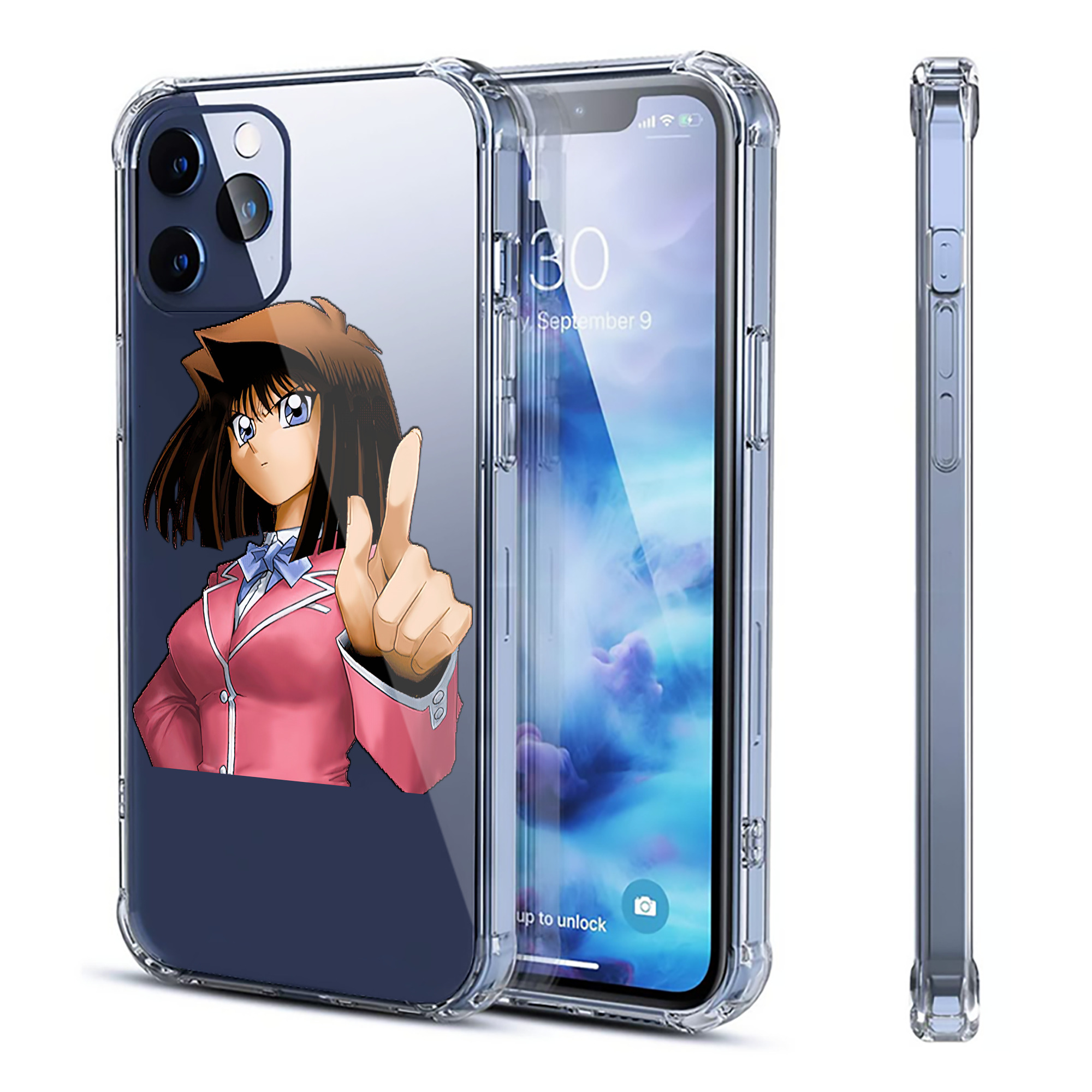 （画像用） 遊☆戯☆王 Yu-Gi-Oh! 【iPhone 12シリーズ対応】透明スマホケース（クリアソフトケース）